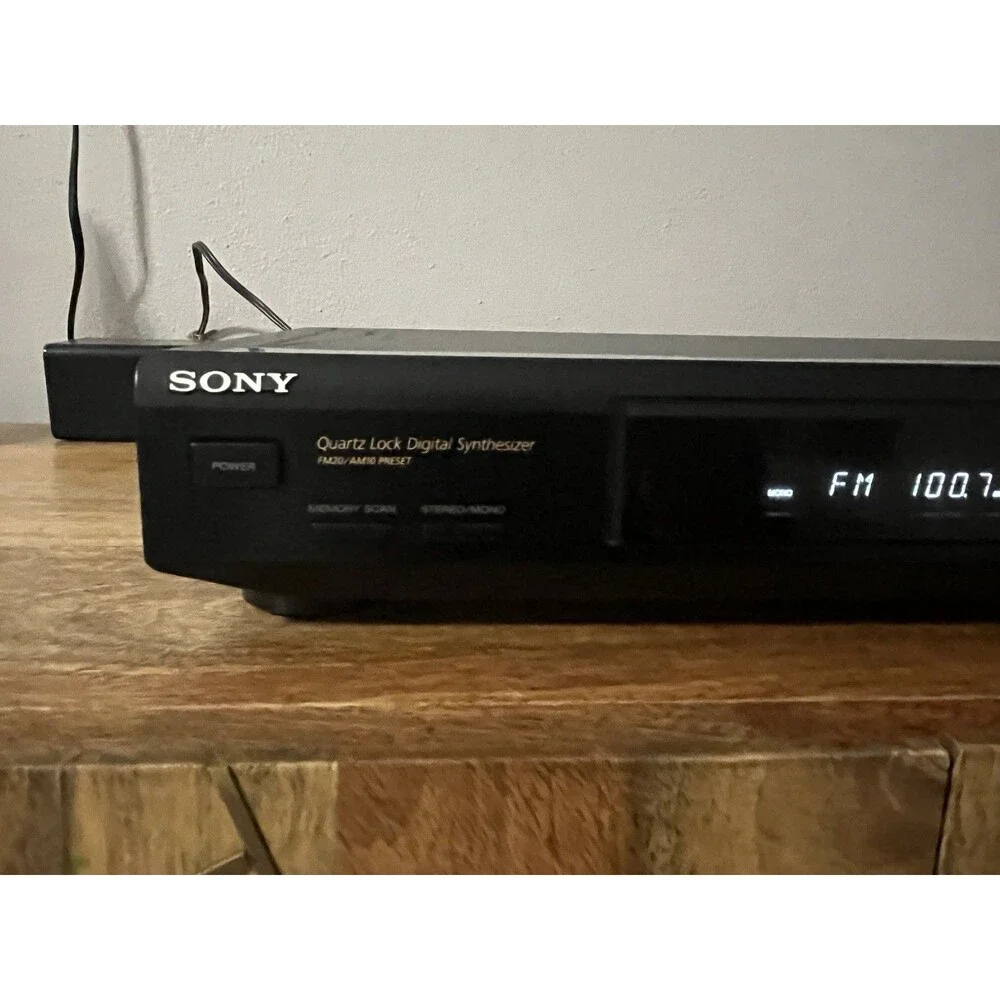 Sony ST-JX661 AM/FM Stereo Tuner Quartz Lock Digital Synthesizer TESTED WORKING